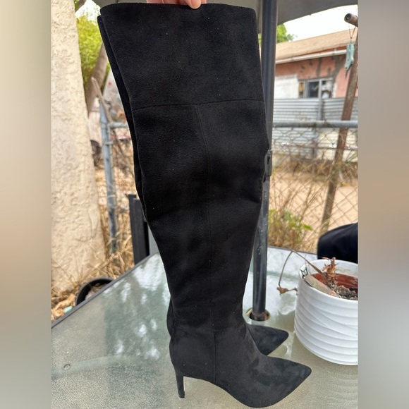 Marc Fisher LTD Women’s Qulie Black Over the Knee Boots 6M NWOB - Picture 8 of 12